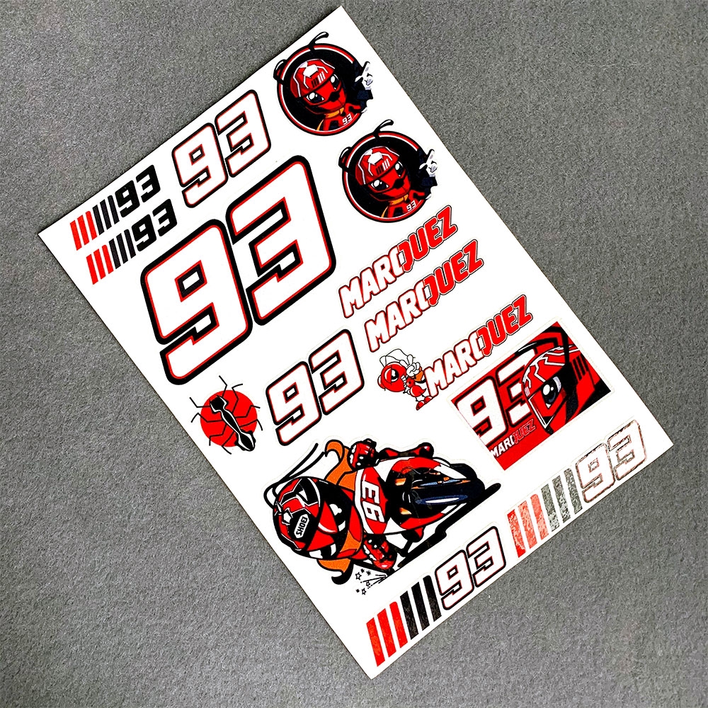 Sticker logo 3M trang trí xe mô tô thời trang