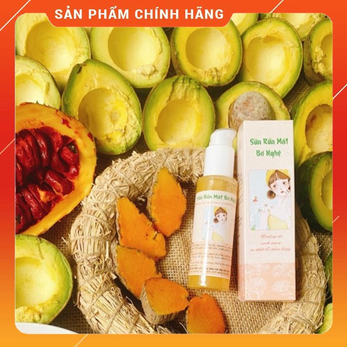 SỮA RỬA MẶT ORGANIC BƠ NGHỆ - MỘC NHAN