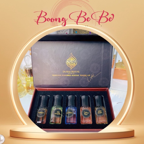 SET 5 chai tinh dầu nước hoa DUBAI ROYAL mẫu mới nhất