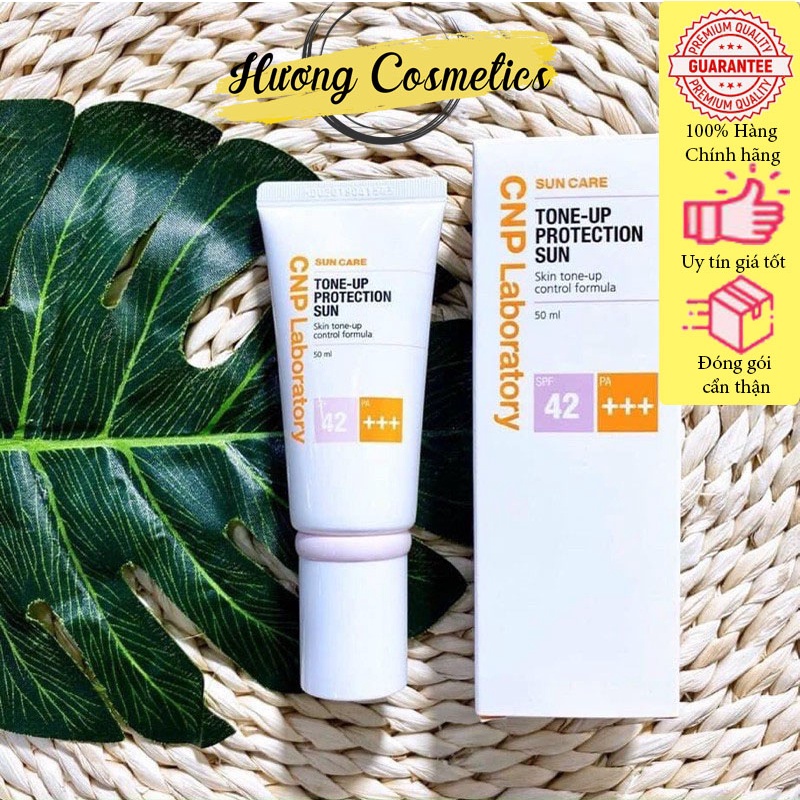 Kem chống nắng CNP-tone up protection Sun SPF 42PA+++, làm sáng tông màu da, nâng tone cực kỳ tốt