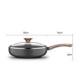 Chảo Chiên Bằng Đá Maifan Tiện Dụng Cho Bếp gas