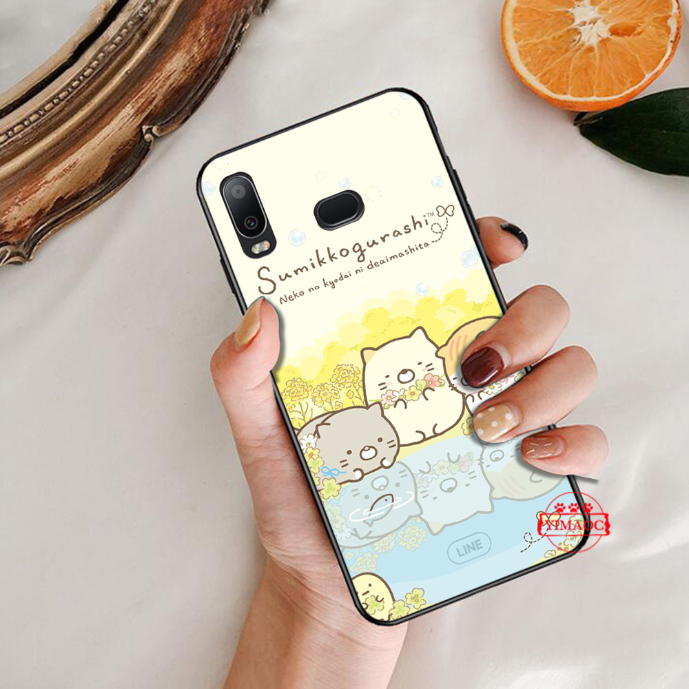 Ốp điện thoại mềm 109T họa tiết Sumikko Gurashi cho Samsung A60 M40 A70 A70S A01 EU A11 A21 A21S A41 A51 A71