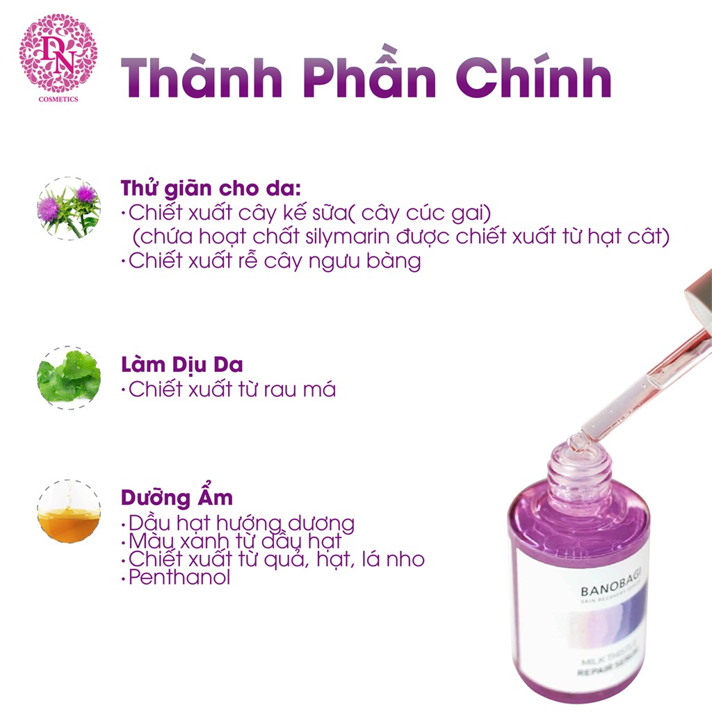 Tinh chất phục hồi da Banobagi Milk Thistle Repair (30ml)