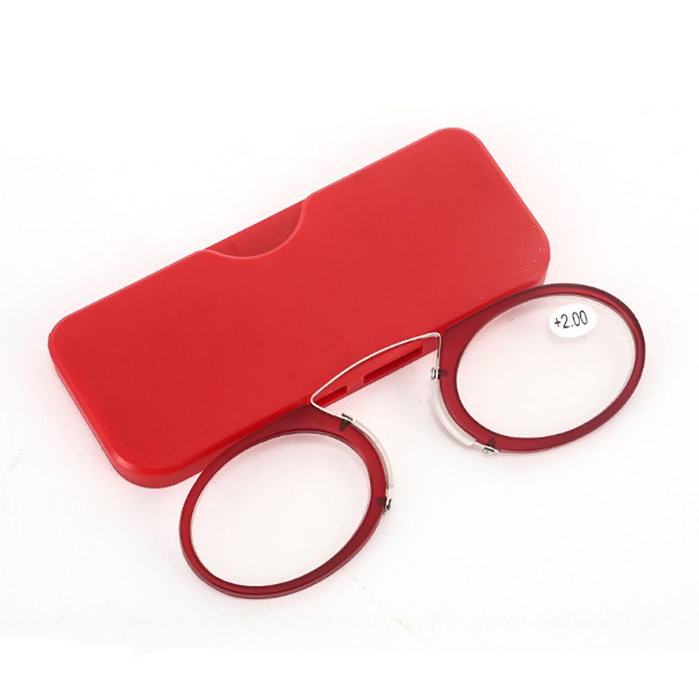 Mắt kính đọc sách mini siêu mỏng bằng kim loại phong cách retro thời trang cho nữ