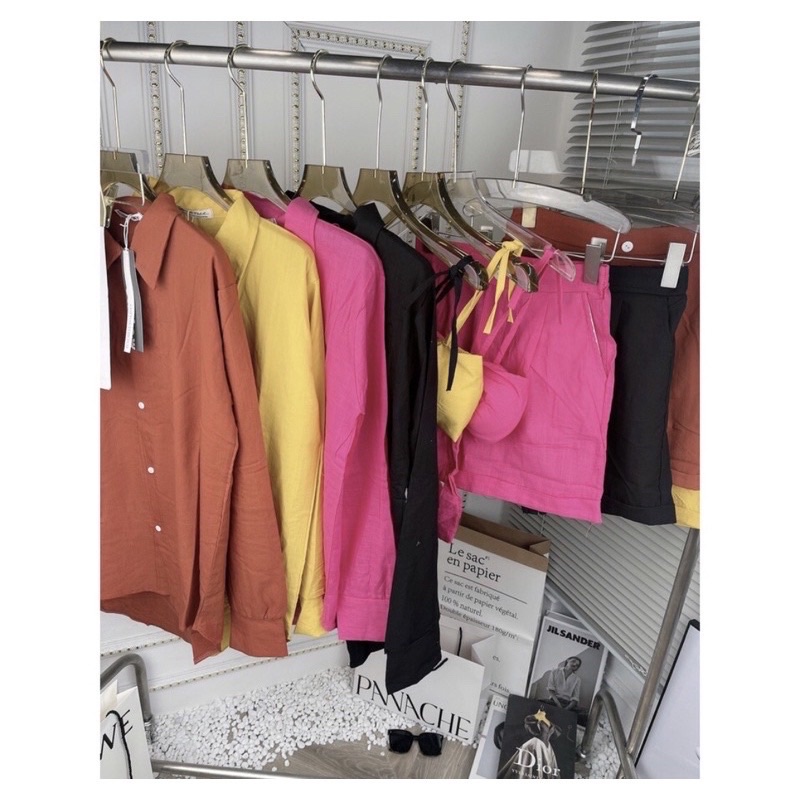 SET ÁO CROPTOP KHOÁC KÈM QUẦN ĐI BIỂN BIGSIZE 55-90KG