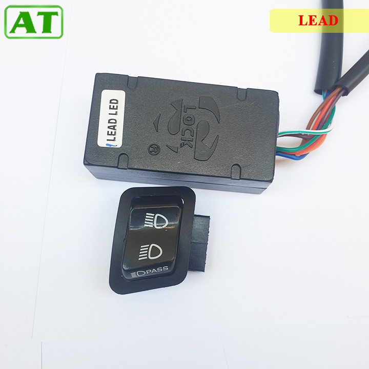 Mạch Công Tắc Tắt Đèn Xe Lead Có Công Tắc Passing Nhấp Nháy Đèn Pha