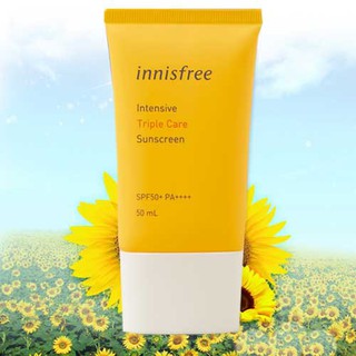 KEM CHỐNG NẮNG INNISFREE 50ML (TRIPLE CARE) SPF50+ Pa++++ 50ml - dành cho mọi loại da