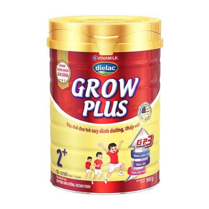 Sữa Vinamilk Dielac Grow Plus 2+ 900g
