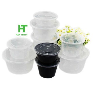 HỘP NHỰA TRÒN 500ML ( 50 BỘ)