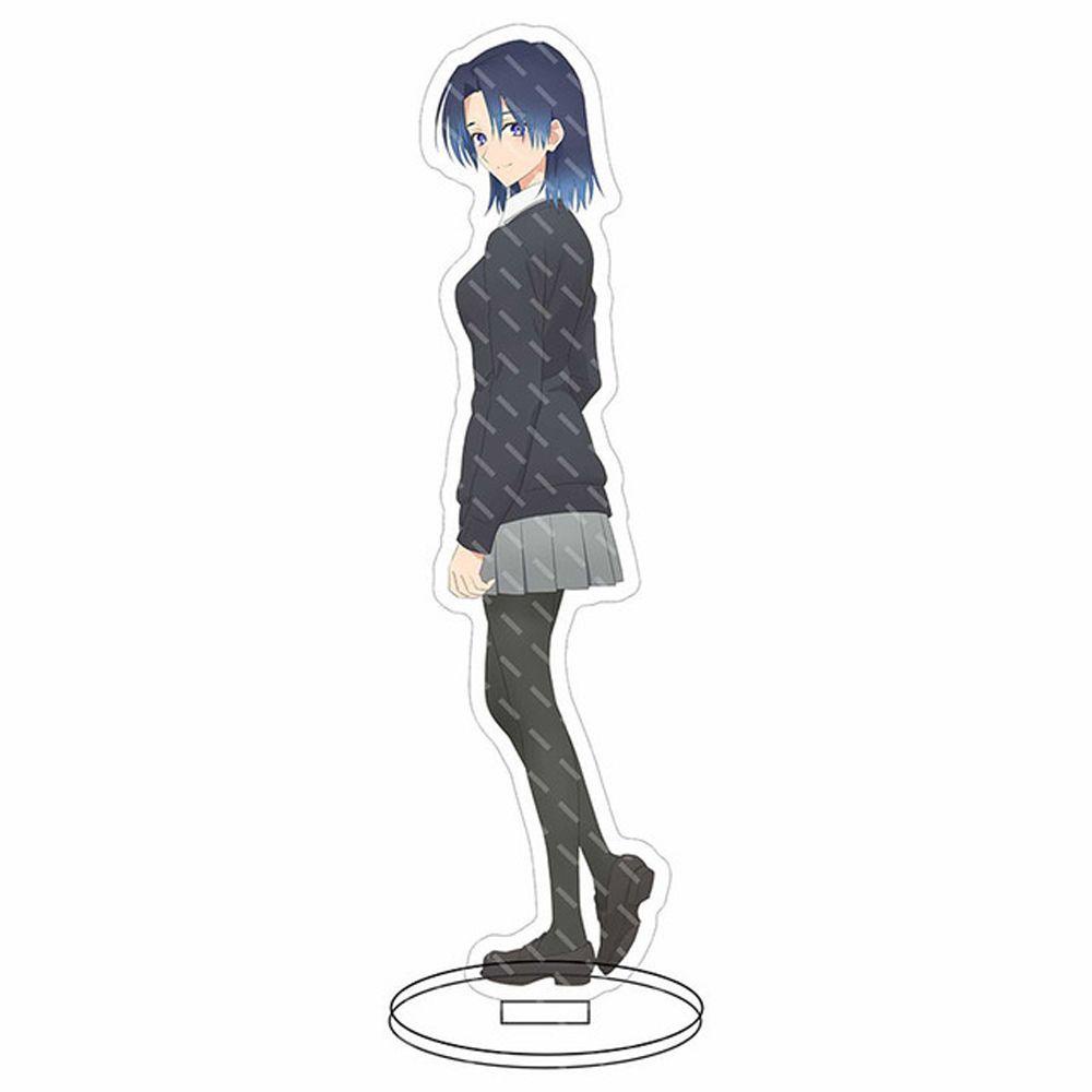 IVORY Kids Gifts Shikimori is Not Just a Cutie Model Toys Acrylic Plate Anime Figure Stand Double Sided Desk Decor Transparent Acrylic Stand Collection Cartoon Acrylic Display Stand