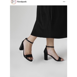 Giày cao gót Floralpunk Strappy Satin Heels 7cm