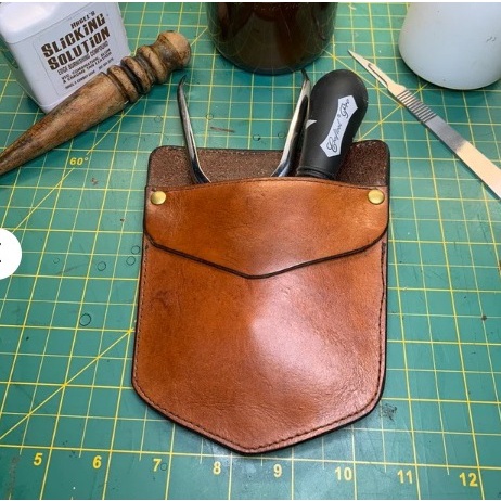 Túi da bò phụ kiện