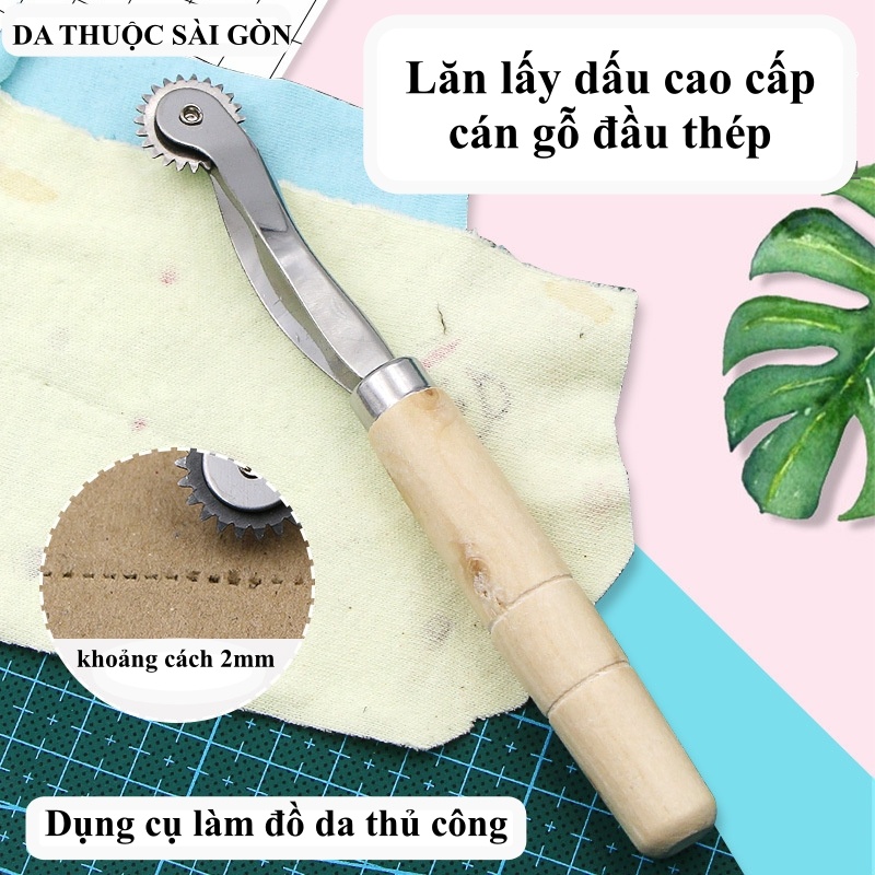 Lăn lấy dấu 2mm - Bán dụng cụ làm da handmade - Da Thuộc Sài Gòn