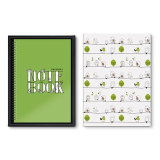 Hộp quà sổ SDstationery - Sổ lò xo Pantone A5 GREENERY