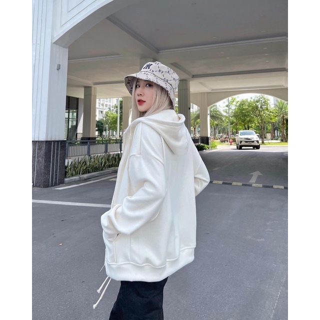 Áo khoác nỉ tăm hoodie - 208FK1 - Đentashop