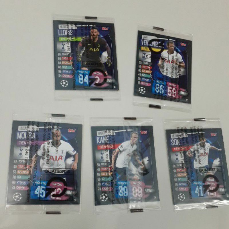 thẻ poca mùa 19/20 Tottenham hotspur
