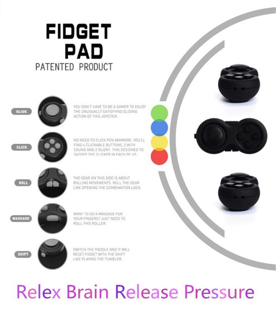 【Ready Stock】 Fidget Pad Decompression handle adult decompression toy children educational game joystick 【tonglian】