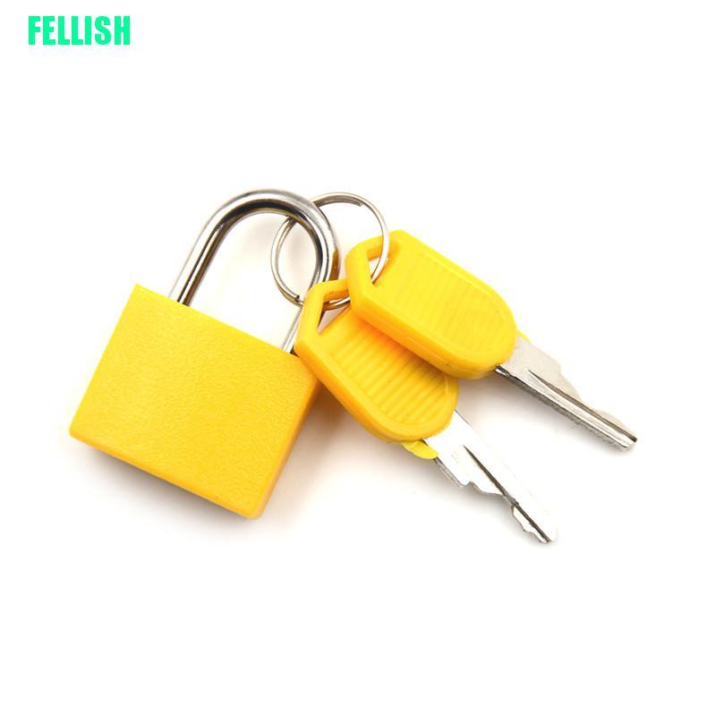 Ổ Khóa Kèm 2 Chìa Khóa Du Lịch Chất Liệu Thép Không Gỉ Chắc Chắn