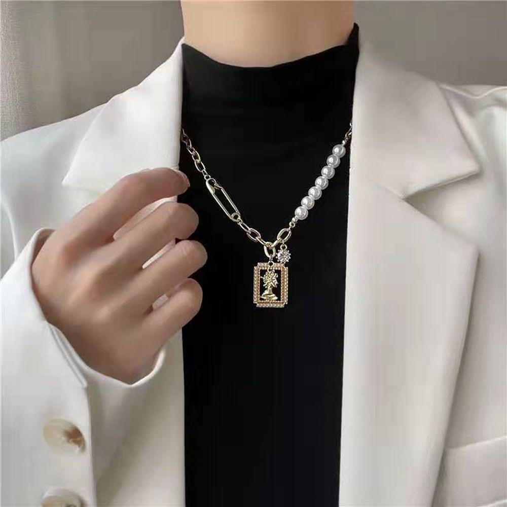QQMALL Vòng Cổ Tua Rua Phong Cách Gothic Cổ Điển Thời Trang Cho Nữ