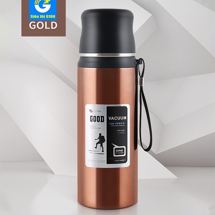 BÌNH INOX 800ML CAO CẤP tặng túi bảo vệ
