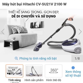 Máy hút bụi Hitachi CV-SU21V (2100W) CV-SF20V (2000W)