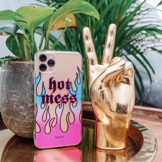 ốp iphone lửa hot mess dẽo trong cao cấp