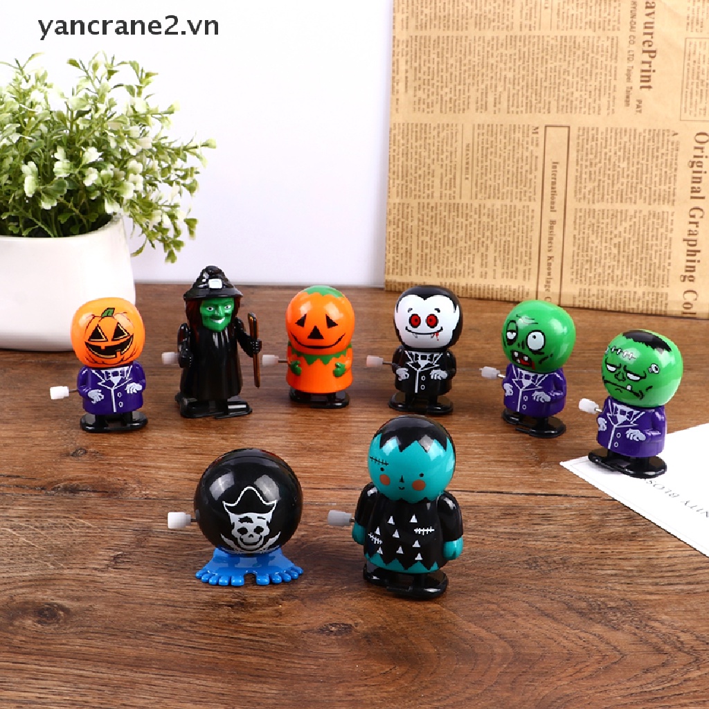 {YAN2} Đồ Chơi Lên Dây Cót Hình Mắt Bí Ngô Phù Thủy Ma Cà Rồng Nhảy Múa Đi Bộ {yancrane2.vn