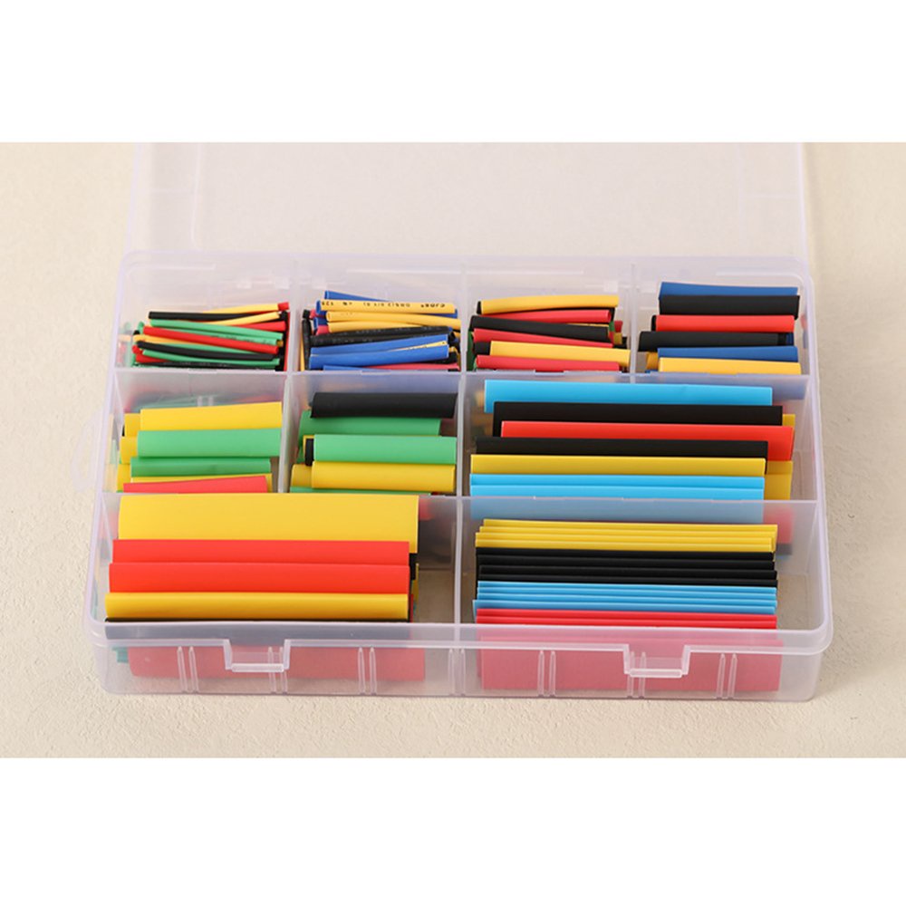 Bộ hỗn hợp 328 ống gen co nhiệt đầu nối dây điện/cáp tặng kèm hộp