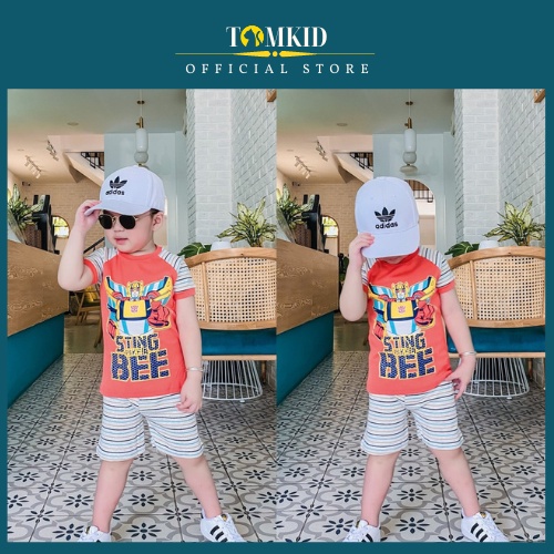 9-13 kg - Đồ bộ bé trai bộ cộc tay cho bé  TomKids