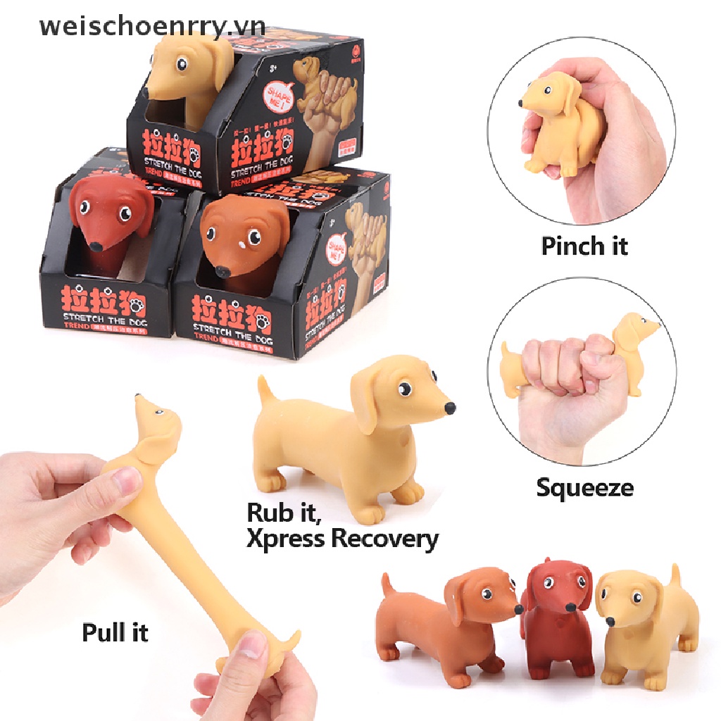 Đồ Chơi Nắn Bóp Đàn Hồi Giảm Stress Hình Xúc Xích