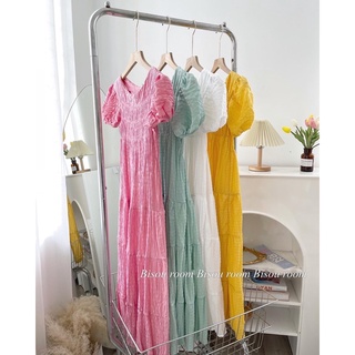Váy xốp tiểu thư dài xinh xắn - Ảnh thật