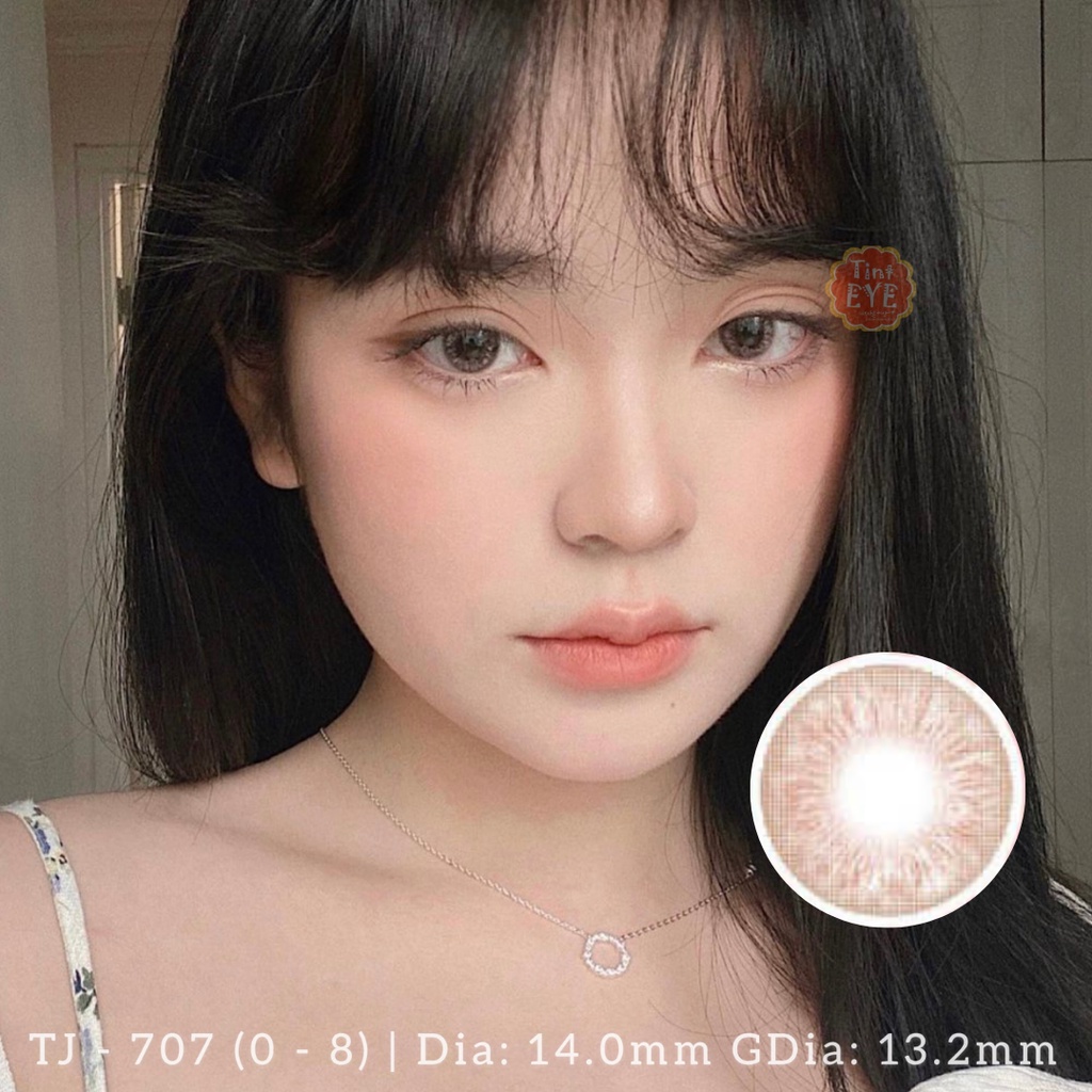 [Tặng Combo 175k] Kính Áp Tròng Tinteye Lens TJ-707 Sexy Brown