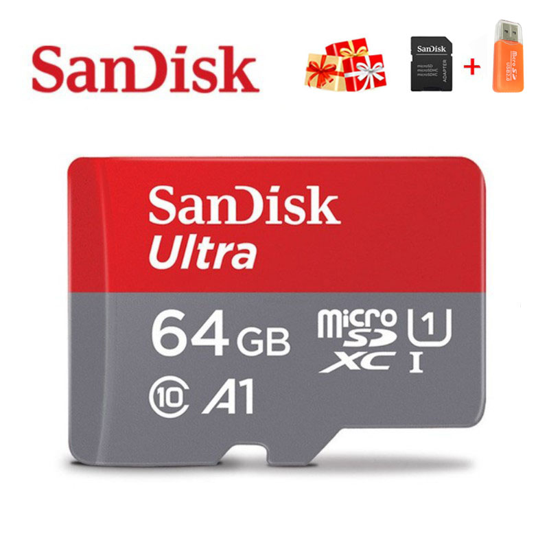 Thẻ Nhớ Micro Sd Sandisk 100% 128gb Uhs-1 C10 100mb / S Sd 32gb / 64gb / 128gb / 256gb / 512gb Chất Lượng Cao