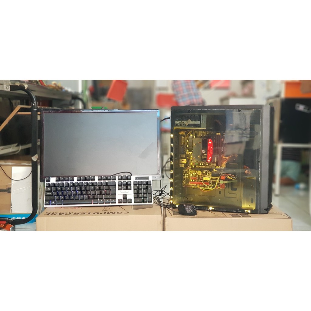 Máy vi tính chơi game lol max setting, A8 5600K, Ram 8GB, AMD Radeon HD 7560D, kèm màn hình 22inch | BigBuy360 - bigbuy360.vn