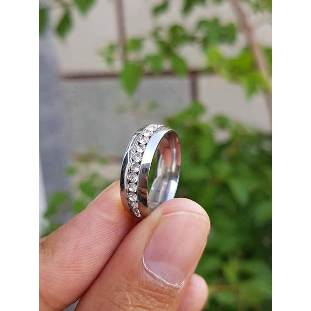 Nhẫn Full kim cương trắng