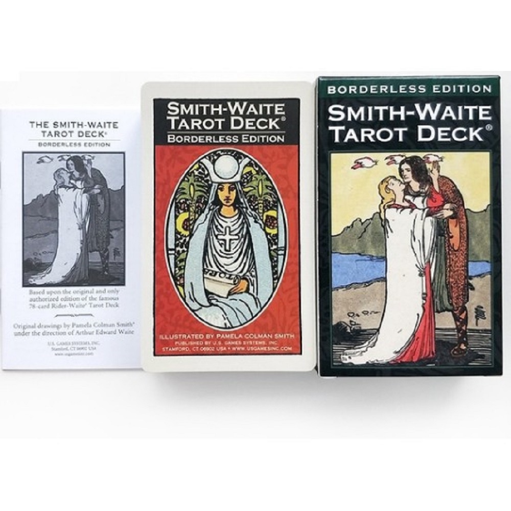 [Size Gốc] Bài Tarot Waite Smith Borderless Edition 78 Lá Size Gốc 7x12 Cm Không Viền Tặng Đá Thanh Tẩy S17