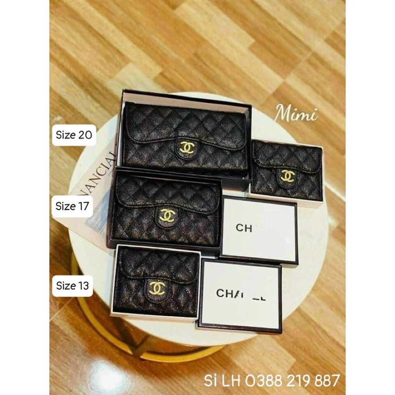 Túi Đeo Chéo Ví Cầm Tay Da Hạt Sần Có đủ Size