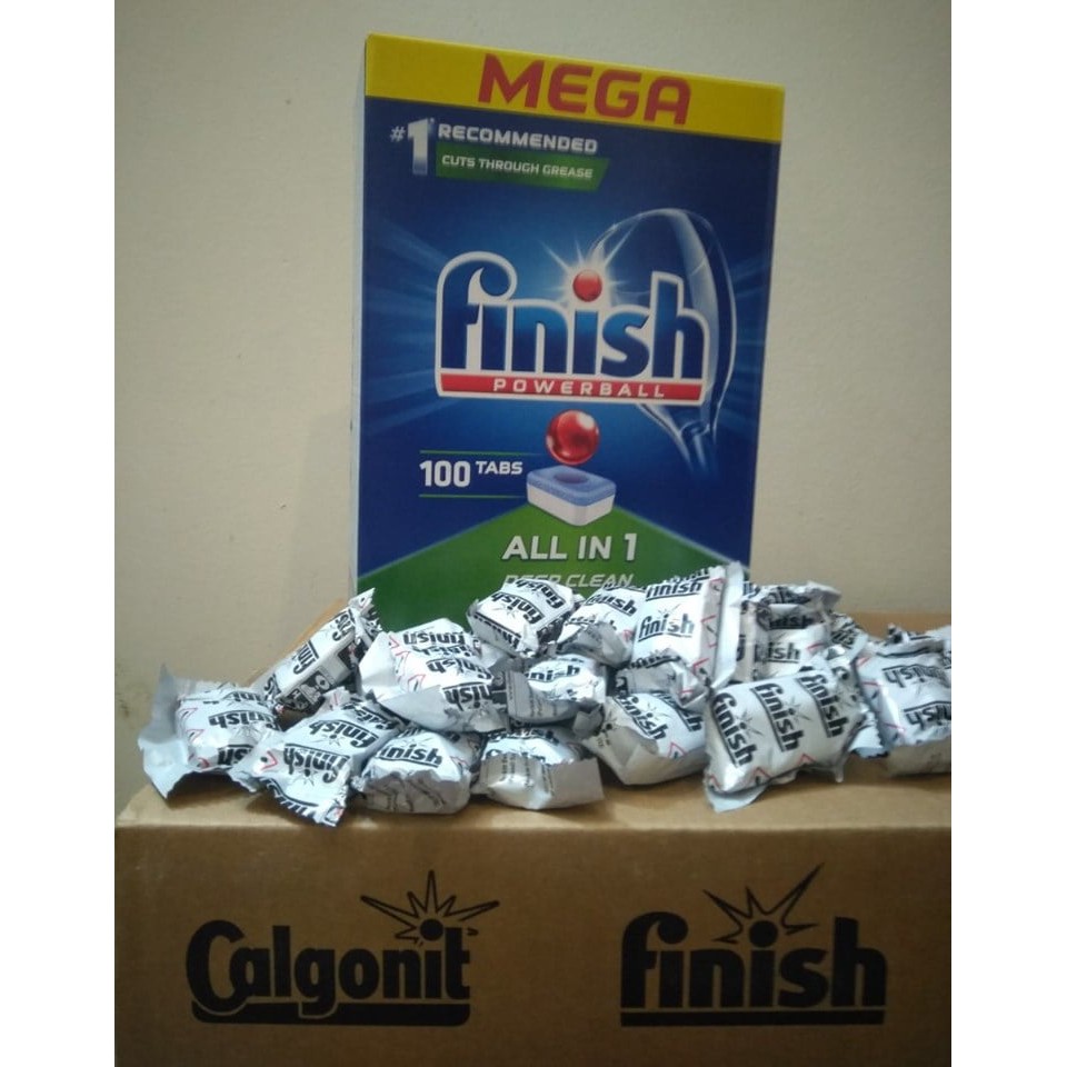 (Quà tặng không bán -  Viên lẻ) Viên rửa bát Finish All-In-1 (6 tính năng)