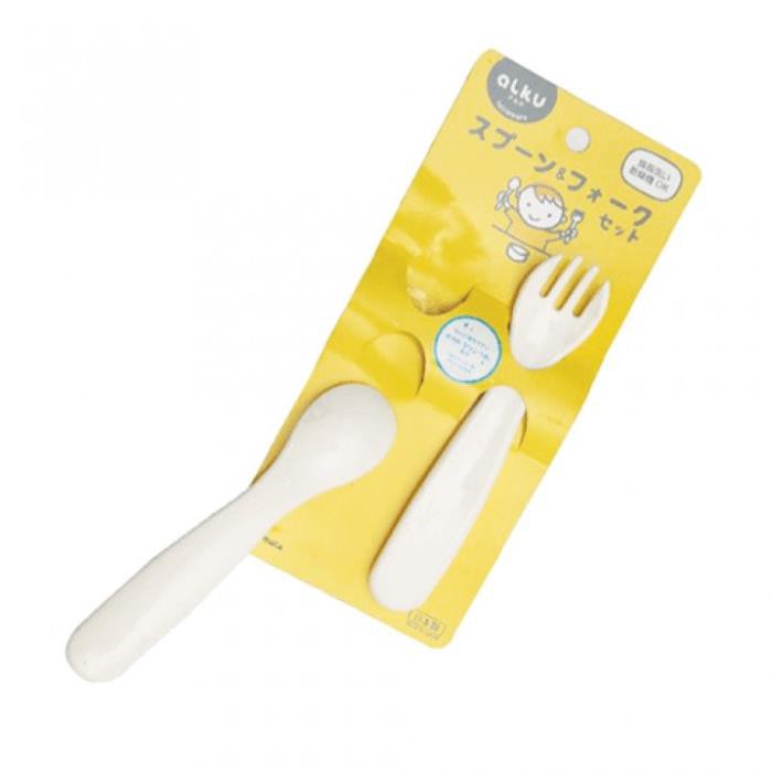 Bộ thìa nĩa nhựa INOMATA⚡𝗙𝗥𝗘𝗘 𝗦𝗛𝗜𝗣 ⚡An toàn cho sức khỏe của bé.