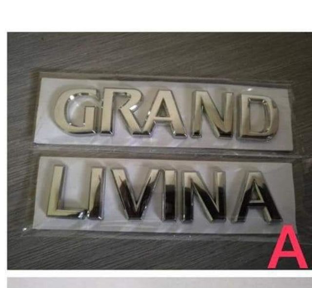Bộ logo chữ  xe ô tô Nissan GRAND LIVINA