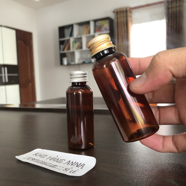 [ Chai nhựa nắp Nhôm ] 50 Chai Nhựa trong suốt nắp nhôm, nắp Đen 100ml/ 70ml/ 50ml/ 30ml- 50 Chai chiết mỹ phẩm