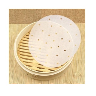 2400.230 set 100 tờ giấy hấp bánh bao/dimsum