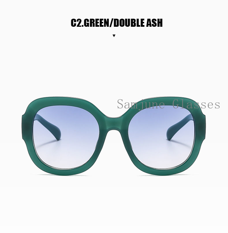 Kính mắt phong cách Âu Mỹ thiết kế gọng tròn hợp thời trang cho nam nữ Samjune