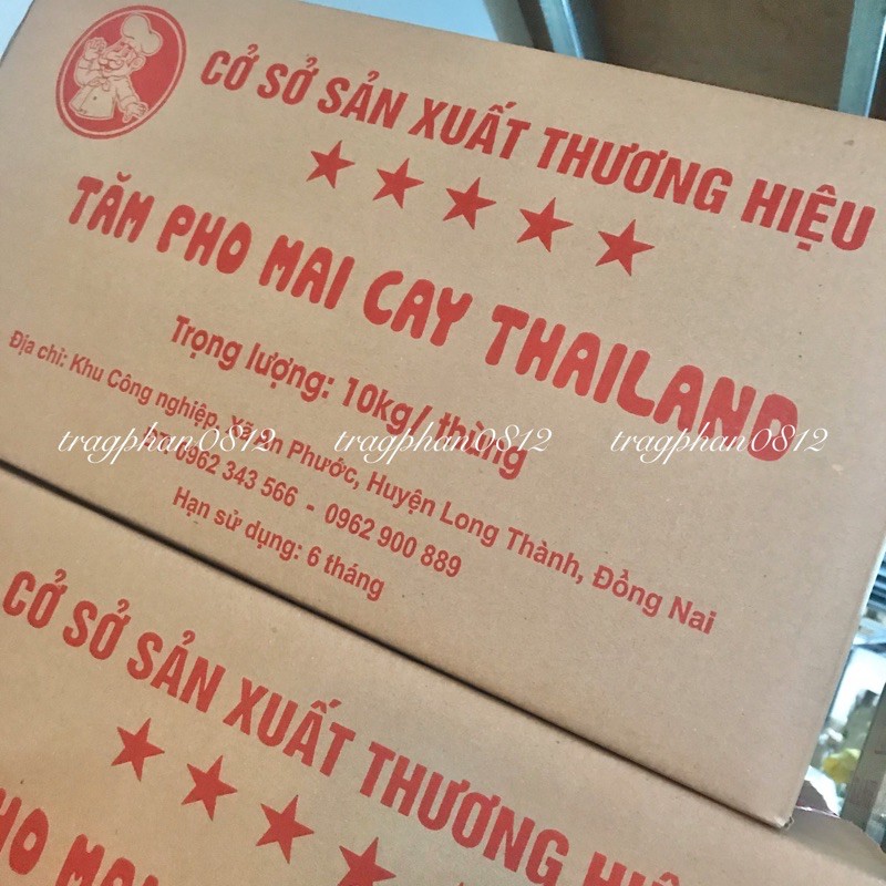 Snack tăm phomai, bim que phomai cay (500g)