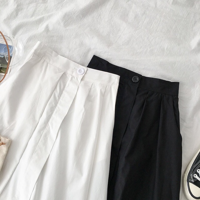 Chân váy midi dáng xoè lệch tà eo chun MV01 | BigBuy360 - bigbuy360.vn