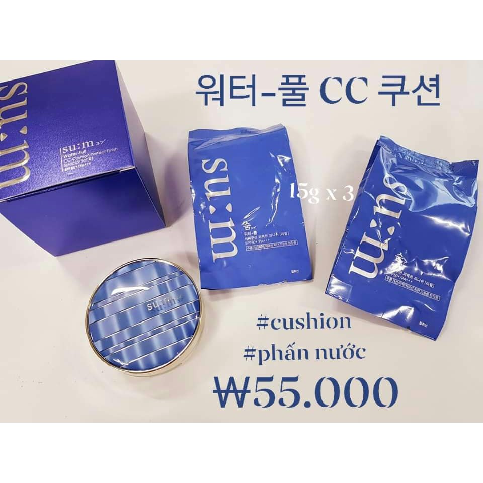 Sum lõi phấn nước xanh kiềm dầu,cấp nước 15g | BigBuy360 - bigbuy360.vn