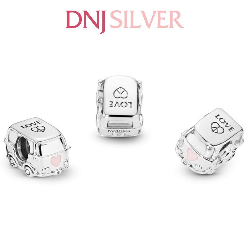 Charm bạc 925 cao cấp, hàng chuẩn bạc - Charm Camper Van thích hợp để mix vòng tay charm - DN274