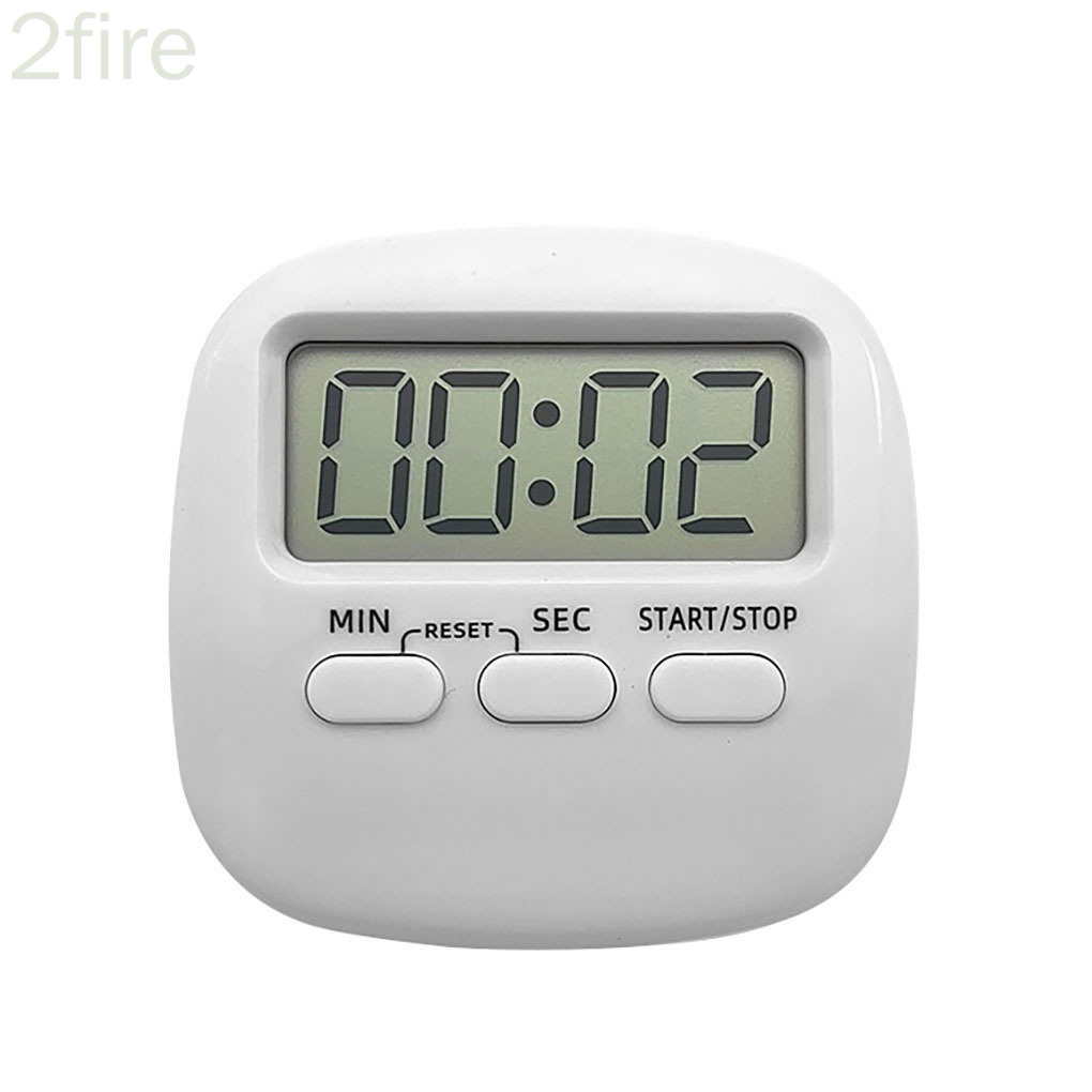 Đồng hồ hẹn giờ nấu ăn đếm ngược màn hình LCD bằng nhựa kèm giá đỡ