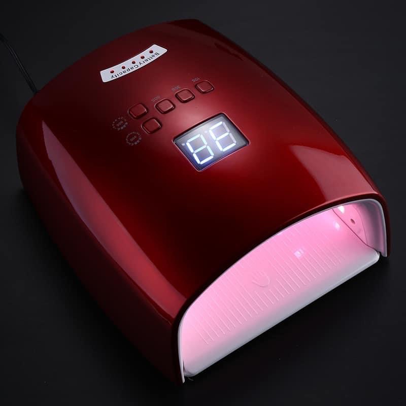 Máy Hơ Tích Điện Sơn Gel Tia Ánh Sáng Màu Hồng HÀNG CHÍNH HÃNG