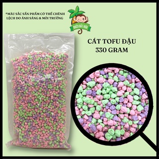 Lót chuồng Hamster - Bịch chiết cát tofu đậu đủ màu khử mùi 495 gram cho hamster